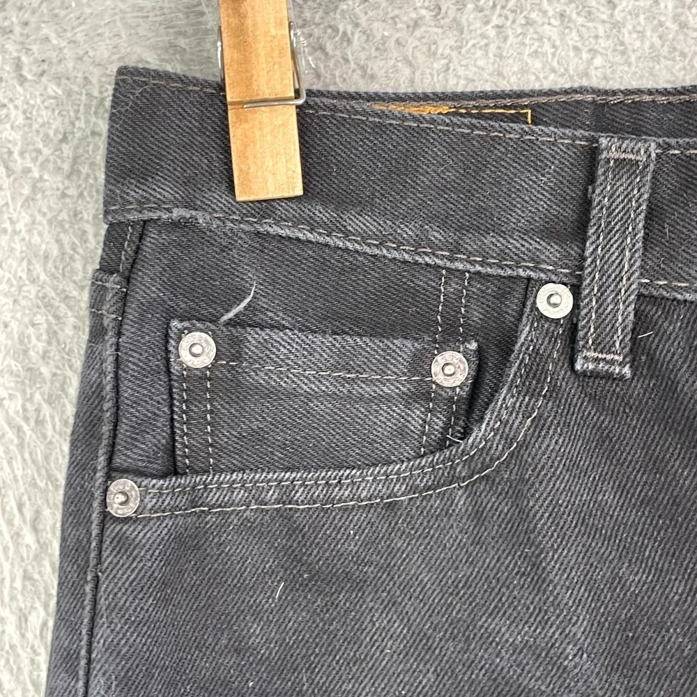 Levi's 505 Jeans Mens 30x30*‎ Black Dark Wash Denim Workwear Streetwear Rodeo